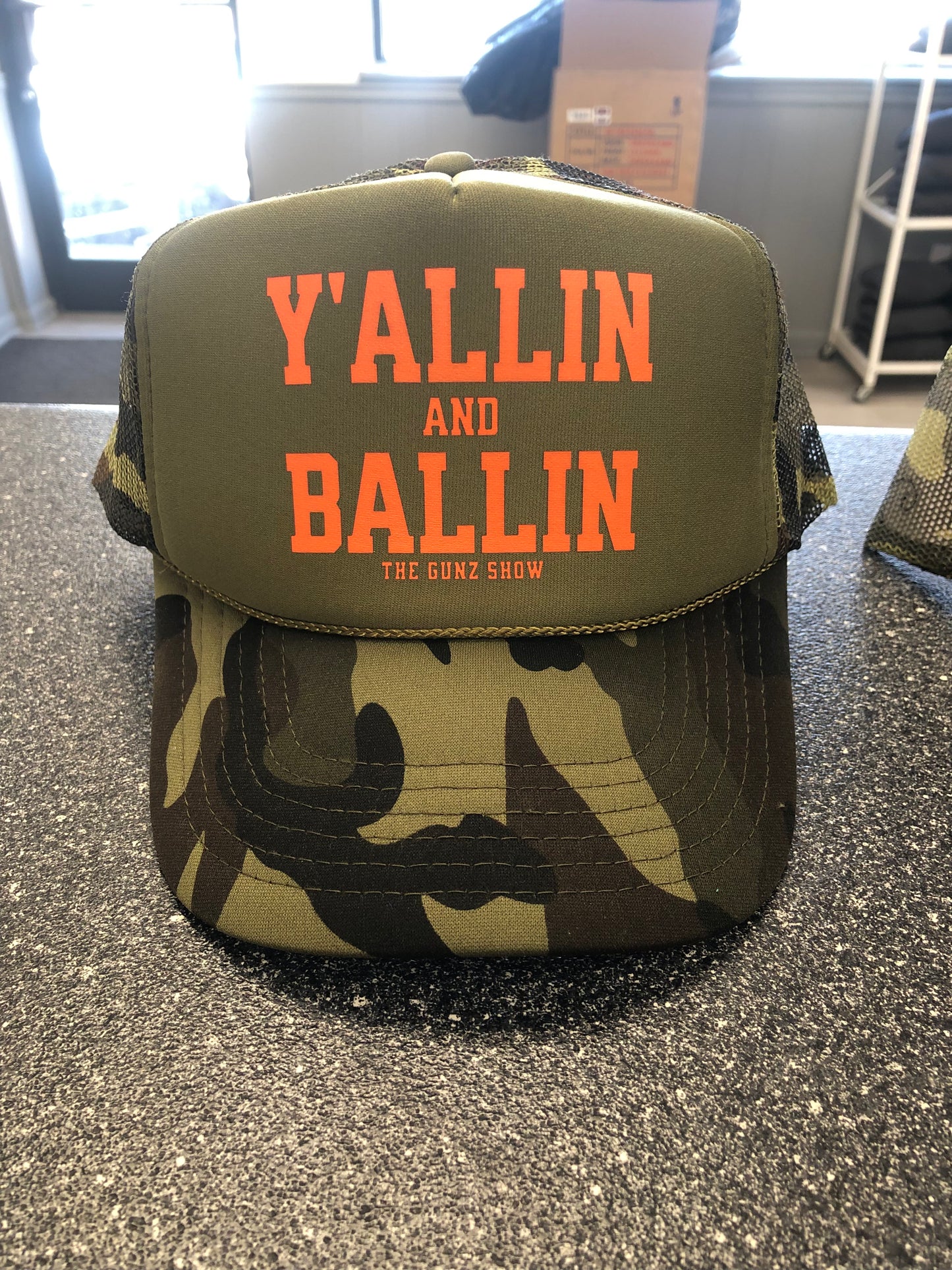 Yallin & Ballin Camo Hat